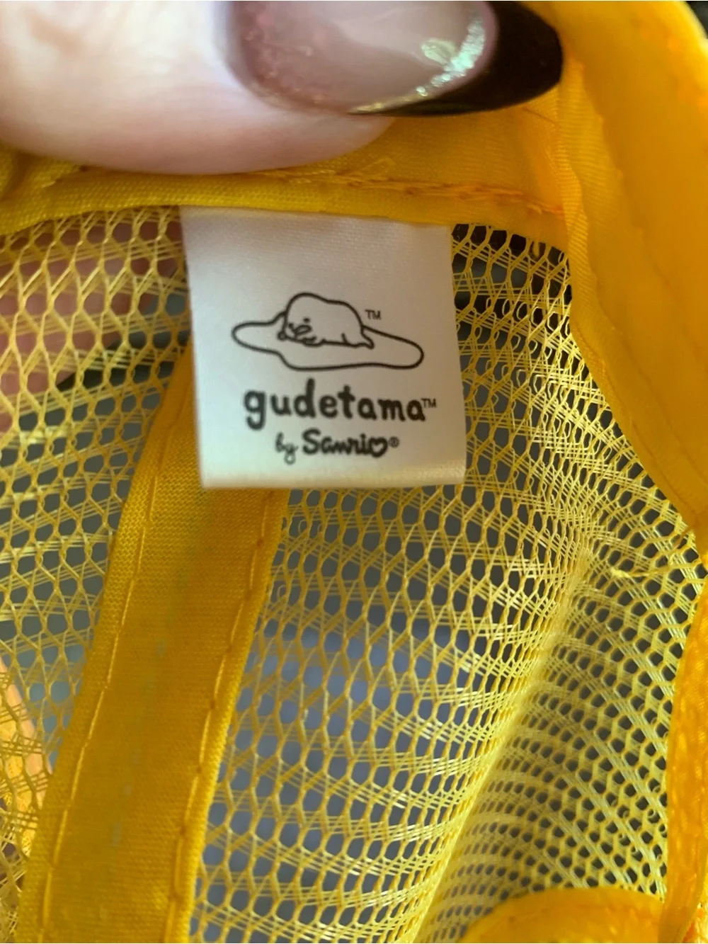 NWOT Gudetama Yellow Trucker Hat - 